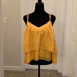 Yellow Flowy Top